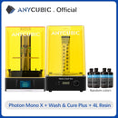 ANYCUBIC Photon Mono X 3D-Drucker 8,9 Zoll 4K Monochrom-LCD-UV-Harzdrucker 3D-Druck Hochgeschwindigkeits-APP-Steuerung SLA 3D-Drucker