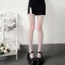 Sexy Women High waist fishnet stocking club tights panty knitting net pantyhose mesh lingerie Anime Lolita Cosplay Costumes 2021