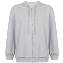 IAMSURE Schmetterlingsmuster Reißverschluss Lässige Lose 90er Hoodies Herbst y2k Mode Langarm Grau Oversize Sweatshirts Für Frauen