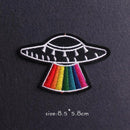 Hippie/Punk Patch Embroidery Patches On Clothes Iron On Patches For Clothing Thermoadhesive Patches For Clothes Animal Stickers