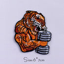 Hippie/Punk Patch Embroidery Patches On Clothes Iron On Patches For Clothing Thermoadhesive Patches For Clothes Animal Stickers