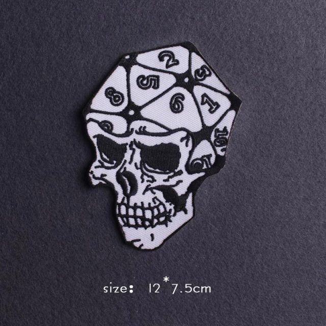 Hippie/Punk Patch Embroidery Patches On Clothes Iron On Patches For Clothing Thermoadhesive Patches For Clothes Animal Stickers