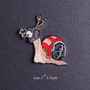 Hippie/Punk Patch Embroidery Patches On Clothes Iron On Patches For Clothing Thermoadhesive Patches For Clothes Animal Stickers