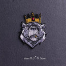 Hippie/Punk Patch Embroidery Patches On Clothes Iron On Patches For Clothing Thermoadhesive Patches For Clothes Animal Stickers