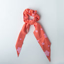 Anime Demon Slayer Cosplay Hair Ring Ribbon Nezuko Zenitsu Tanjirou Fashion Scrunchies Hair Accessories Girl Costume Props