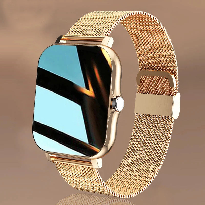 2021 nuevo reloj inteligente para mujer para hombre, pantalla a Color de 1,69 ", rastreador de actividad completamente táctil, reloj inteligente para hombre y mujer para Android IOS + BOX