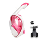 COPOZZ Full Face Scuba Diving Mask Anti Fog Goggles With Camera Mount Underwater Wide View Snorkel Swimming Mask For Adult Youth