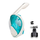 COPOZZ Full Face Scuba Diving Mask Anti Fog Goggles With Camera Mount Underwater Wide View Snorkel Swimming Mask For Adult Youth