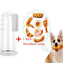 Super Soft Pet Finger Toothbrush Teddy Dog Brush Bad Breath Tartar Teeth Care Tool Dog Cat Cleaning Silicagel Pet Supplies