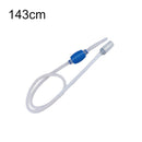 170/143CM Aquarium Vacuum Siphon Pump Cleaner Semi-automatic Acuario Water Change Changer Gravel Pump Pipe Fish Tank Accessories