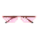 CellDeal hombres mujeres 8 bits codificación Pixel Thug Life mosaico gafas de sol de moda Cool Super Party divertido Vintage tonos gafas