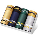 4pcs/lot Mens Underwear Boxers Cotton Fashion Printed Men Underpants Boxer Shorts Male Panties Pouch Vetement Homme