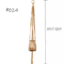 Hot sales 100% handmade macrame plant hanger flower /pot hanger for wall decoration countyard garden