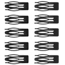 10Pcs Double-grip Hair Clips Metal Snap Barrettes Hair Styling Tools for Women Girls Hair Side Clamps Non-slip Hair Clips
