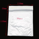 Bulk 50 Shockproof White Foam Envelope Bag Self-sealing Padded Mail Bubble Bag Envelope Shipping Office Packaging Parcel