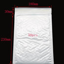 Bulk 50 Shockproof White Foam Envelope Bag Self-sealing Padded Mail Bubble Bag Envelope Shipping Office Packaging Parcel