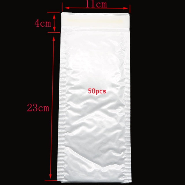 Bulk 50 Shockproof White Foam Envelope Bag Self-sealing Padded Mail Bubble Bag Envelope Shipping Office Packaging Parcel