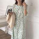 chiffon dress floral printed  women dresses 620#