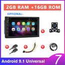 Podofo 2 din Car Radio 2.5D GPS Android Multimedia Player Universal 7" audio Navigation For Volkswagen Nissan Hyundai Kia Toyota