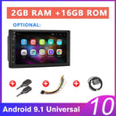 Podofo 2 din Car Radio 2.5D GPS Android Multimedia Player Universal 7" audio Navigation For Volkswagen Nissan Hyundai Kia Toyota