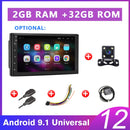 Podofo 2 din Car Radio 2.5D GPS Android Multimedia Player Universal 7" audio Navigation For Volkswagen Nissan Hyundai Kia Toyota