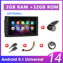 Podofo 2 din Car Radio 2.5D GPS Android Multimedia Player Universal 7" audio Navigation For Volkswagen Nissan Hyundai Kia Toyota