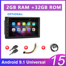 Podofo 2 din Car Radio 2.5D GPS Android Multimedia Player Universal 7" audio Navigation For Volkswagen Nissan Hyundai Kia Toyota