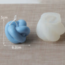 Molde de vela perfumada DIY en forma de lana vela molde de fundición de silicona vela hecha a mano fabricación de jabón molde de cera artesanía decoración del hogar