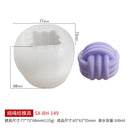 Molde de vela perfumada DIY en forma de lana vela molde de fundición de silicona vela hecha a mano fabricación de jabón molde de cera artesanía decoración del hogar