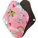 [Lecy Eco Life] Cloth Menstrual pads for monthly，washable panty liner with bamboo charcoal inner size 16*22cm