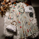 2021 Año Nuevo Cheongsam elegante delgado estilo chino Vintage Sexy bata vestidos de noche