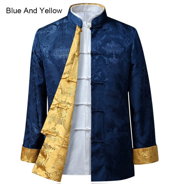 Tang-Anzug 10 Farben im chinesischen Stil, Bluse, Hemd, traditionelle chinesische Kleidung, für Rmen-Jacke, Kung-Fu-Kleidung, Party auf beiden Seiten