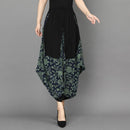 Pantalones de pierna ancha florales tradicionales para mujer, pantalones holgados de cintura alta de estilo chino Harajuku para mujer, pantalones bombachos holgados KK3644