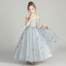 2020 Girl Children Wedding Dress Formal long Mesh Princess Prom Dress Party for Girl