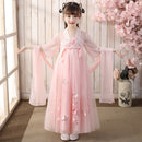 Little Girl Super Fairy Skirt, Period Dress, Girl's Chinese Style Tang Suit, Girl's Hanfu