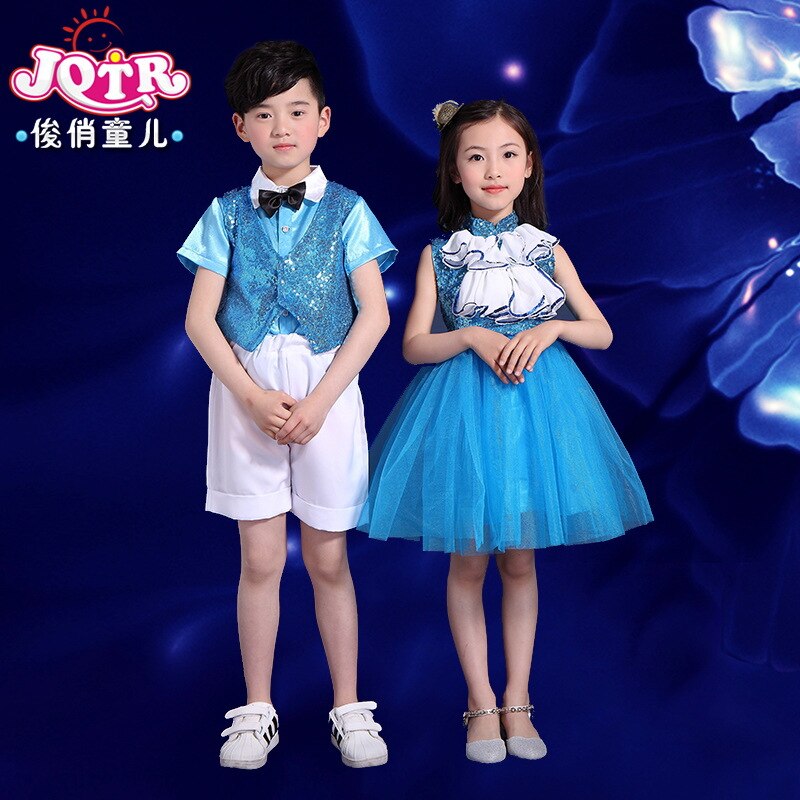 Children's performance suit 61 children's new performance clothes children's dance dress girl girl