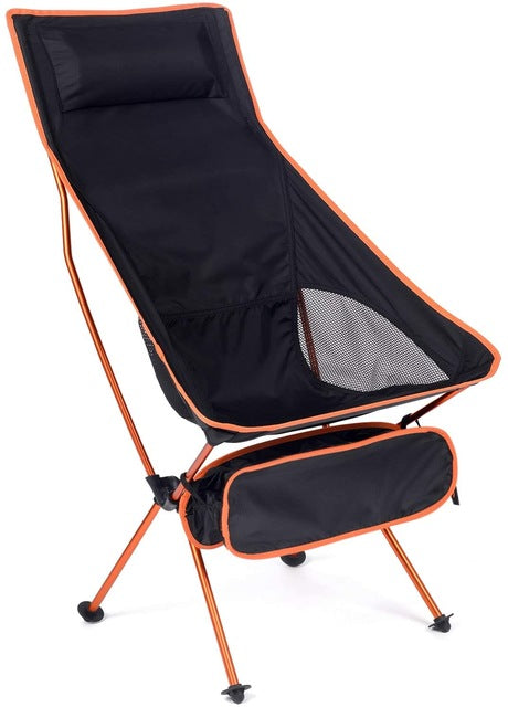 Silla de Camping portátil para exteriores, tela Oxford, plegable, alargada, asiento de Camping para pesca, barbacoa, Festival, Picnic, playa, silla ultraligera