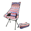 Silla de Camping portátil para exteriores, tela Oxford, plegable, alargada, asiento de Camping para pesca, barbacoa, Festival, Picnic, playa, silla ultraligera