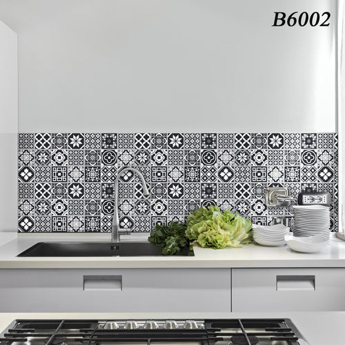 Waterproof Kitchen Wallpaper High Temperature Paste Self-Adhesive Marble wall paper Foil  Bathroom Kitchen Wall Sticker Decor