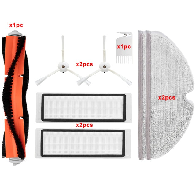 Hepa Filter Mop Rag Brush for Xiaomi Roborock 1S S50 S55 S5 Max S6MaxV S6 Accessories Robot Vacuum Cleaner Parts Vacuum 2