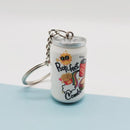 Simulation Beer Cans Keychain Boy Men Creative Trinket Couple&