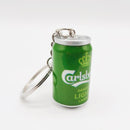 Simulation Beer Cans Keychain Boy Men Creative Trinket Couple&