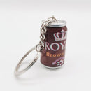 Simulation Beer Cans Keychain Boy Men Creative Trinket Couple&