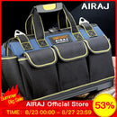 AIRAJ Multi-Function Tool Bag 1680D Oxford Cloth Electrician Bag, Multi-Pocket Waterproof Anti-Fall Storage Bag