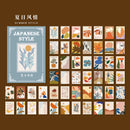 50pcs Vintage Paper for Phone Deco Memo Pad Retro Stationery Supplies Litmus Paper Junk Journal Label Scrapbooking Material