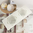 Molde de velas DIY, molde de velas de cera, vela de yeso de aromaterapia, molde de silicona 3D hecho a mano, moldes de jabón de cubo de soja