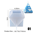 Molde de velas DIY, molde de velas de cera, vela de yeso de aromaterapia, molde de silicona 3D hecho a mano, moldes de jabón de cubo de soja