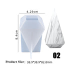 Molde de velas DIY, molde de velas de cera, vela de yeso de aromaterapia, molde de silicona 3D hecho a mano, moldes de jabón de cubo de soja