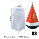 Molde de velas DIY, molde de velas de cera, vela de yeso de aromaterapia, molde de silicona 3D hecho a mano, moldes de jabón de cubo de soja