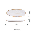 Creative Luxury Feather Storage Tray Ceramic Fruit Cake Dessert Tableware Dish Organizer Jewelry Decorative Serving Tray Set